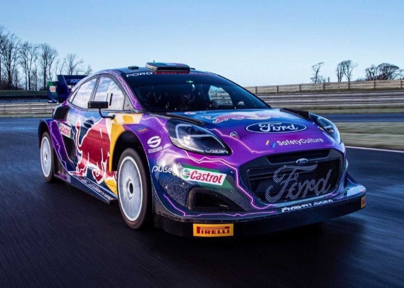  Ford Puma Hybrid participa en el Campeonato Mundial de Rally